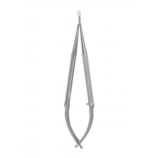 Round handled vannas spring scissors