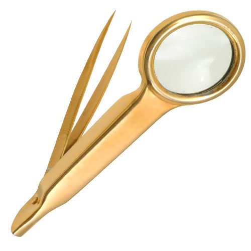 Tweezers With Magnifying Mirror Eyebrow Tweezers